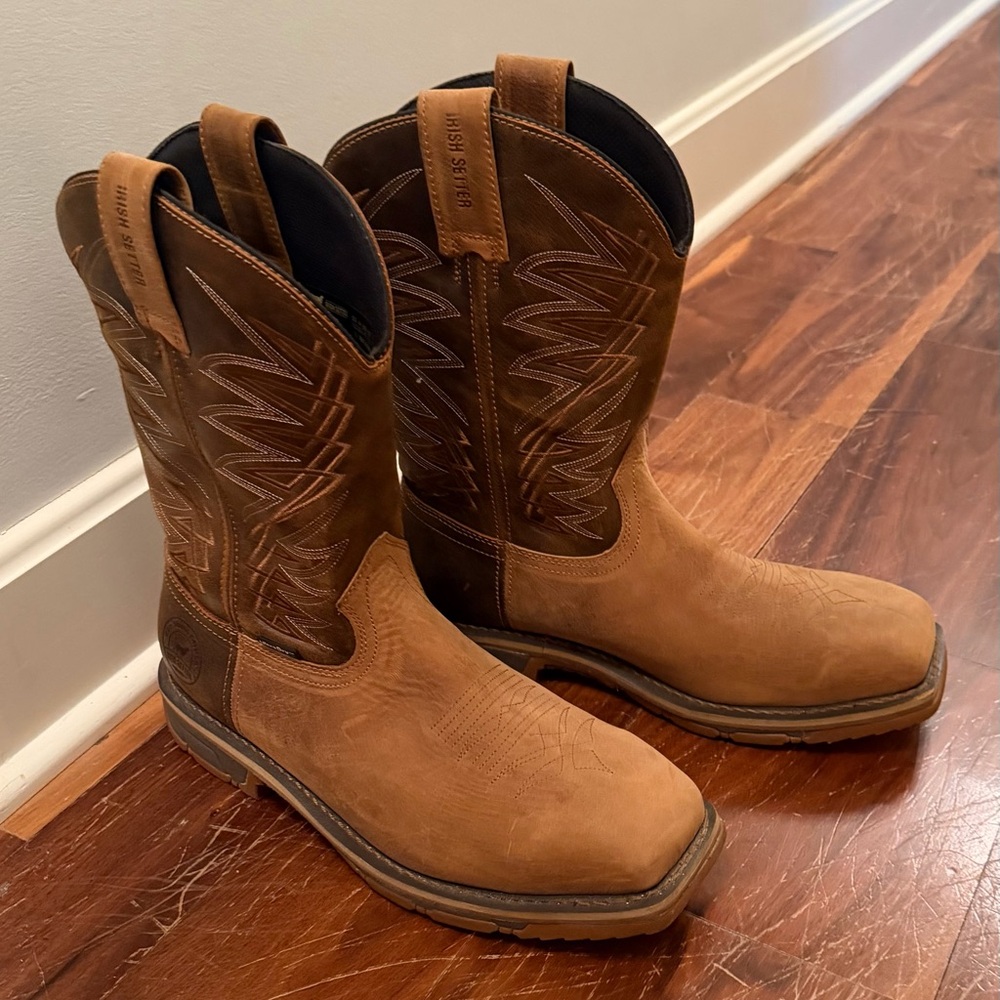 Men's Irish Setter Marshall Safety Toe Western Boots 11.5 D